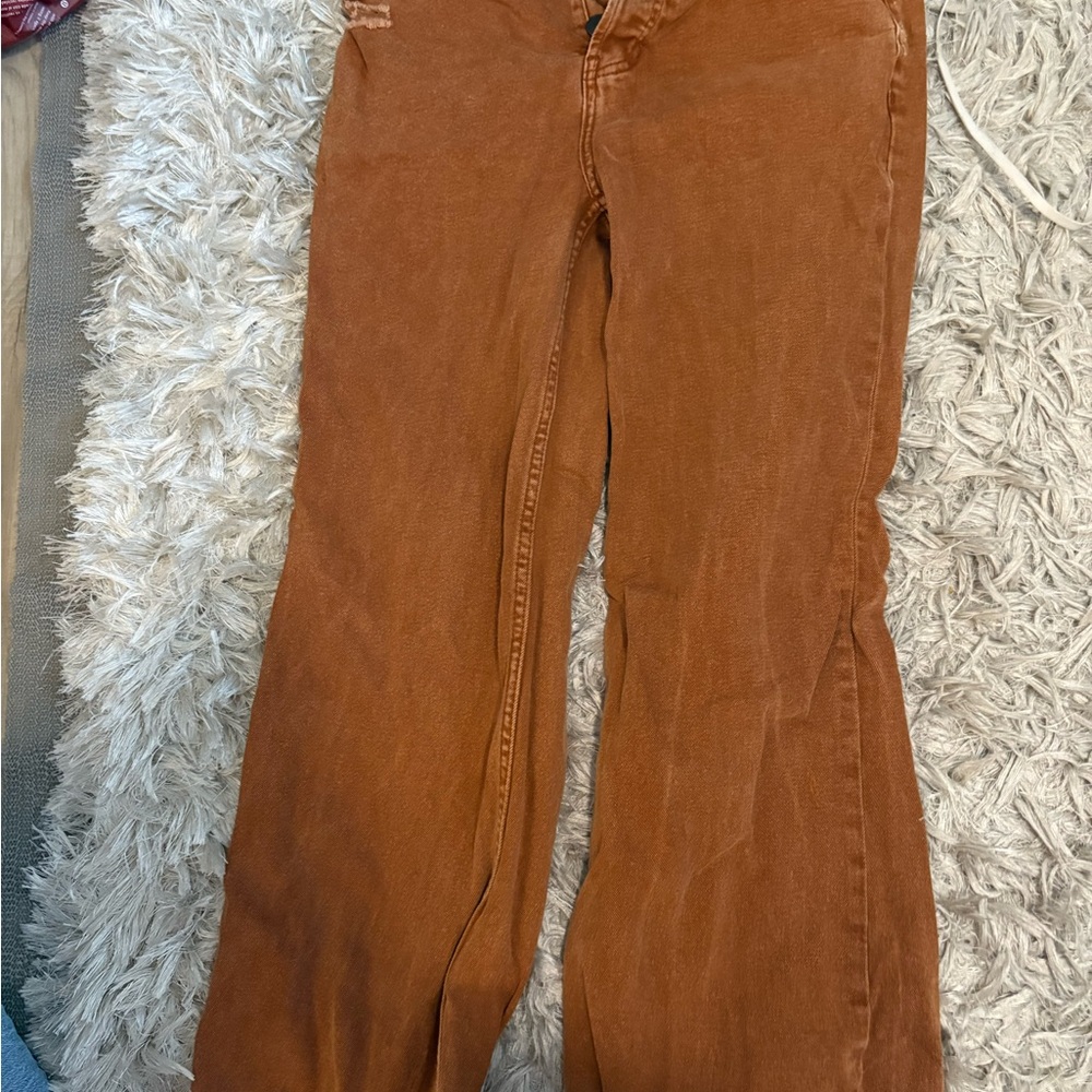 Rust Orange Corduroy Pants